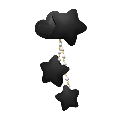 Preppy Hair Clip Black Roblox item