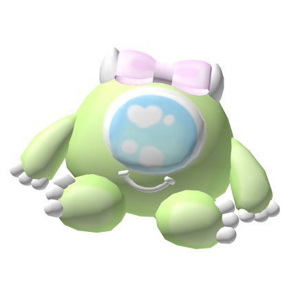 . ‿ ♡ monster inc green cute mike plushie ! Roblox item