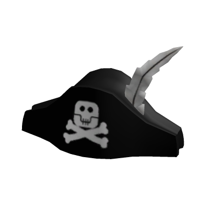 Pirate Hat with Fixed Feather