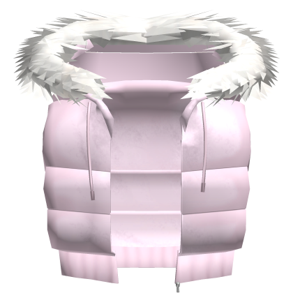 cute winter fur jacket pink Roblox item