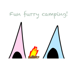 Fun furry camping