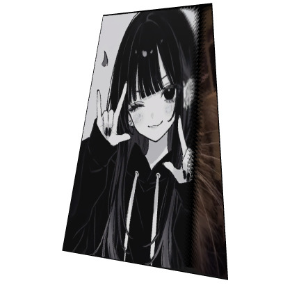 [ANIMATED} Funny Emo Girl Cape 