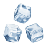 pack of ice cubes