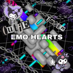 Emo hearts with any style