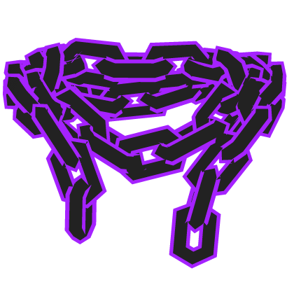 Cartoony Purple Neck Chains thumbnail