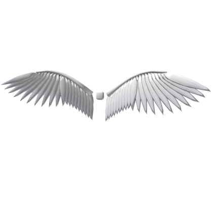 Huge White Feathered Angel Wings