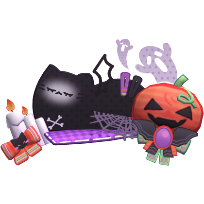 Halloween Spooky Cluttered Charm Decora Headpiece