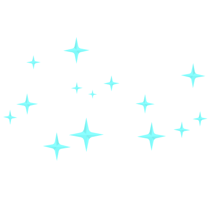 Sky Blue Bling Sparkles Aura