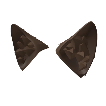 Brown Fluffy Ears Roblox item thumbnail