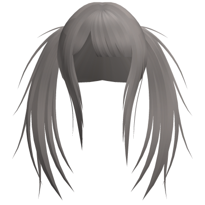 ( ´ཀ` ) scene goth spiky twintails in ash brown Roblox item