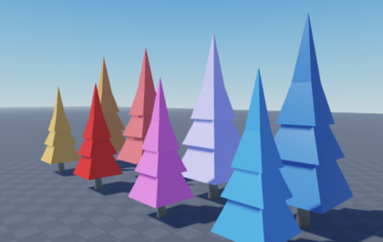 Colorful Simple Trees preview 1
