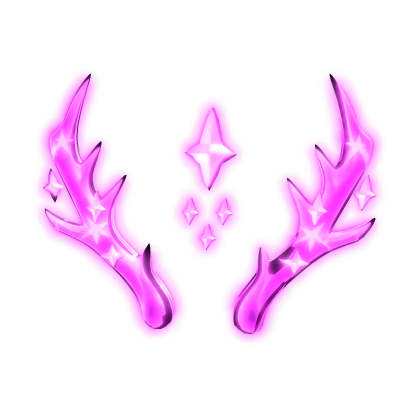 [GLOWING] Brillantes Cuernos Rosa y2k MOE Vkei