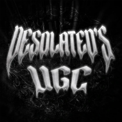 Desolated's UGC Roblox group icon