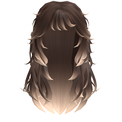 Grunge Girl Messy Y2K Layered Hair Brown to Blonde Roblox item