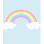 Rainbow pastel group.