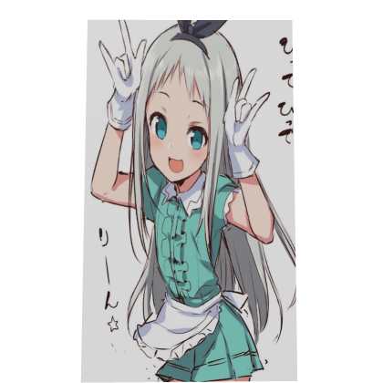 Cute Anime Girl Cape Roblox item