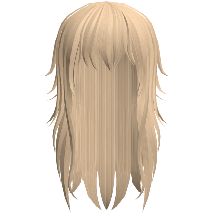 Blonde Vkei Messy Girl Hair Roblox item