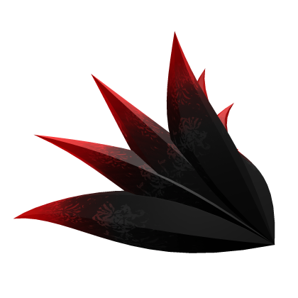 Spider Lily Kitsune Tails (Black Red)
