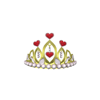 Ruby and Gold True Hearts Tiara