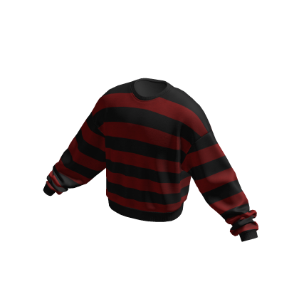 Striped Sweater (Black & Red) thumbnail