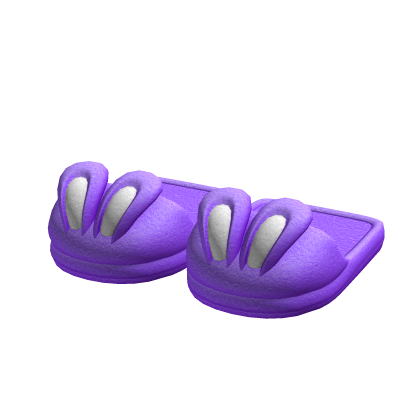 Purple Bunny Slippers