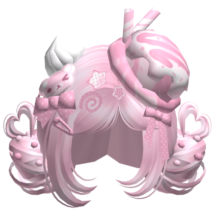 ♡ Ice Cream Girly Buns (Strawberry)