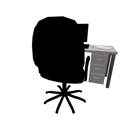 SCP CB Table Officer with Computer and Chair 