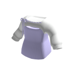 🍀Cute Mini Dress with Crop Top (Purple)