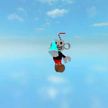 Be Cuphead or Mugman's head in roblox