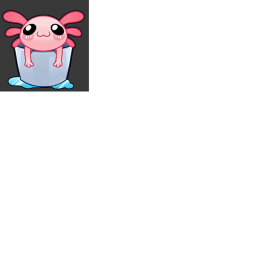 axolotl vibing place
