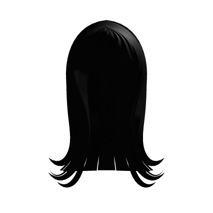 cute with curled ends black Roblox item