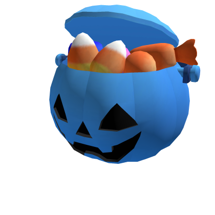 Blue Pumpkin Candy Bucket