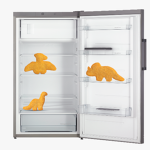 dino nuggets in the fridge