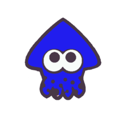 Splatoon - Blue Squid Icon 3 Roblox decal
