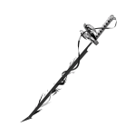White And Black Demonic Katana