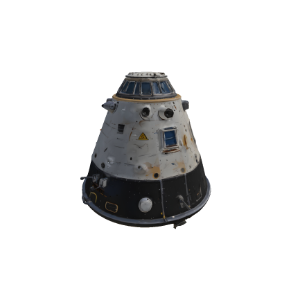 space capsule 3d model