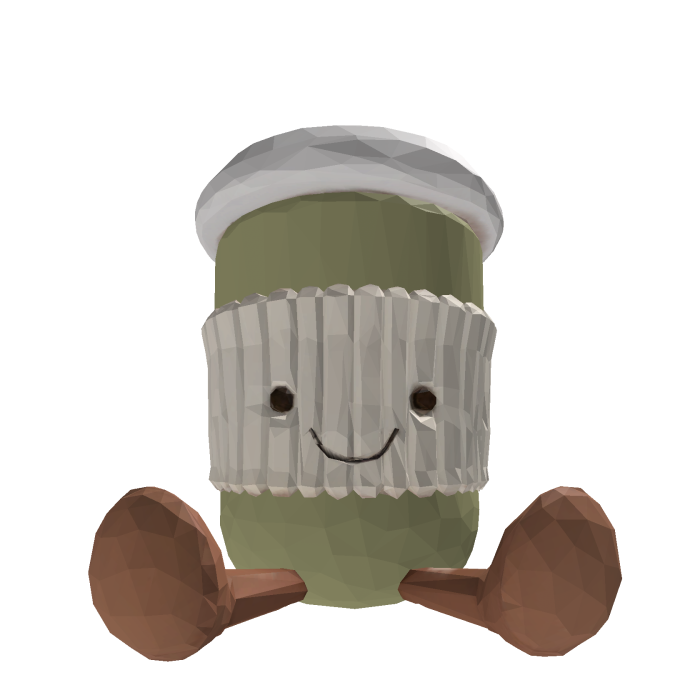 Green Jellycat Coffee