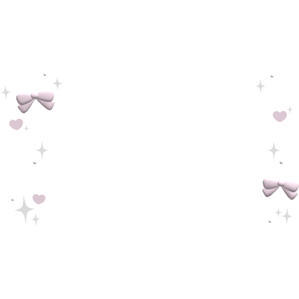 ♡┇Cutesy Pink Bow Hearts Sparkles Aura