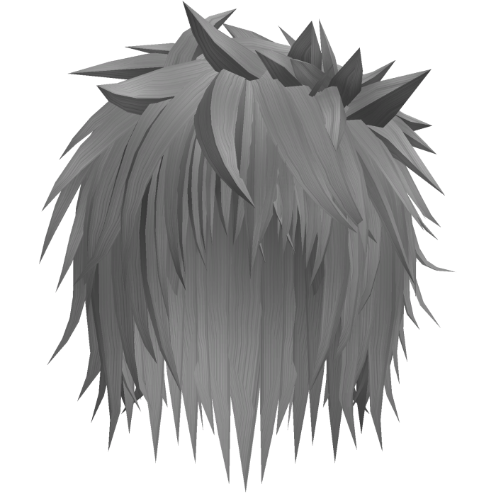 grey emo spiky messy vampire punk anime boy hair