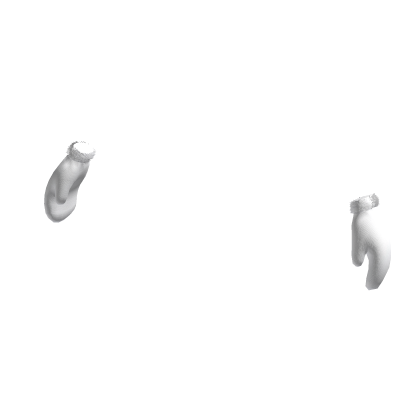 Fur Winter Gloves White thumbnail