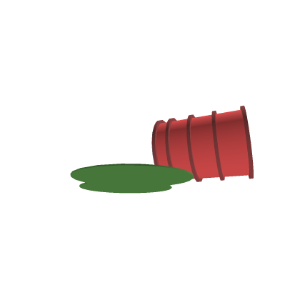 Fallen Waste barrel