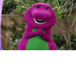 El cartel de Barney