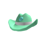 ✅ Teal Sparkle Cowboy Hat