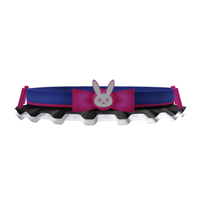 . ‿ ♡ nerf this~! overwatch dva ruffled choker