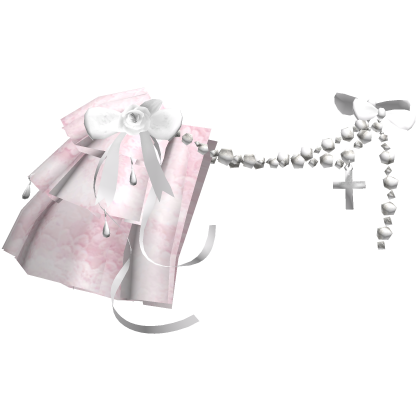 Victorian Lace White Pearl Ribbon Shoulder 3.0 [R]