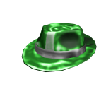 Green Crystaline Fedora