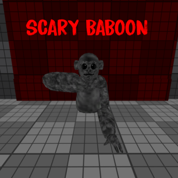 Scary baboon