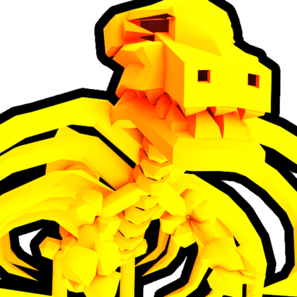 Gold Dino Skeleton