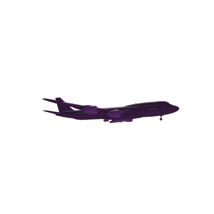 Violet huge plane