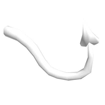 White Demon Tail Roblox item